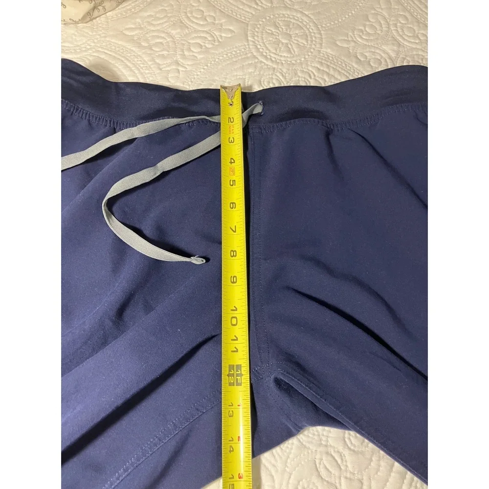 FIGS Technical Collection HW Livingston Scrub Pants Womens XL PETITE Navy Blue